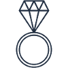Ring with diamond