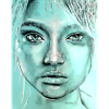 Cyan Girl / R.CHIBAC