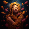 Spaghetti Art Asian Girl