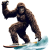 Bigfoot Surfing