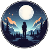 Wandern bei Vollmond
