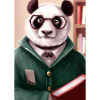 Bibliothekar Panda