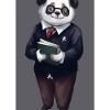 Bibliothekar Panda