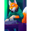 Fox am DJ-Pult