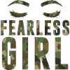 FEARLESS GIRL Camouflage Pattern