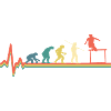 Athletics Hurdles Evolution