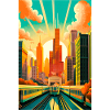 Chicago Travel Poster