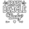 Crazy beagle lady