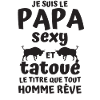 Papa sexy et tatoué