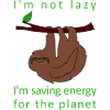 Energy-saving sloth