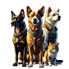 Dogs and cats