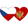 Czech Republic Montenegro flag