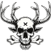 Deer Skull -Jolley Roger