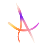 Rainbow A on T-shirt