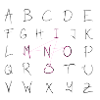 Der Name Simon Alphabet