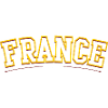 France Paris Logo rétro audacieux