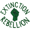 Extinction Rebellion Faust green