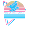 Budgie Parakeet Retro