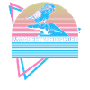 Budgie Parakeet Retro