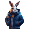 rabbit, bunny, cool, funny