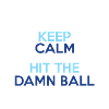 keep calm baseball