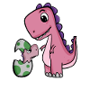 Dinosaure avec bébé dinosaure - Dino