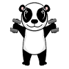 Panda Dumbbell Training Strength Training Fitness
