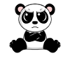 angry panda