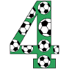 4e anniversaire Football Green