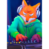 Fox am DJ-Pult