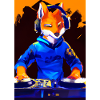 Fox am DJ-Pult
