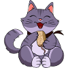 Greedy Purple Cat