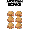 Austrian Sixpack - Sechsertragerl Leberkäse