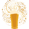 Cool craft beer motif