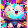 Super happy funny neko cat!