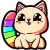 rainbow cat