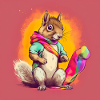 Pride LGBT Eichhörnchen