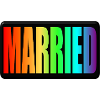 RAINBOW - MARRIED LGBTQ - WEDDING PRIDE