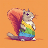 Pride LGBT Eichhörnchen
