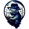 Koala mit Hut