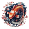 Koi Carp Sakura