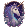 Gotisk Unicorn Magic Ponni Hest Fortryllende