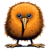 Super mignon Kiwi Bird