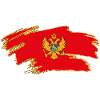 Montenegro - Balkan Flagge