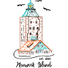 Lighthouse on the island of Neuwerk, German North Sea