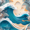 Tsunami 3D Paper