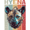 Bad Hyena retro style