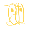 Abstract face on hoodie