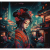 Japan Geisha - Traditional cute