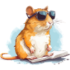 Mel the gerbil